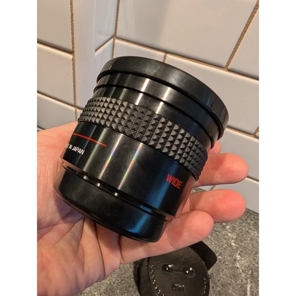 Ambico Video Wide Angle Lens 0.6x Model‎ V 0315 Increase Zoom Capability